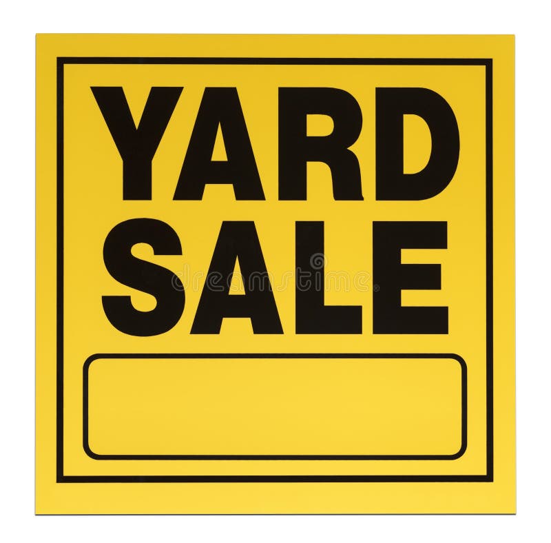 Yard Sale Sign stock images Yard Sale Sign stock images