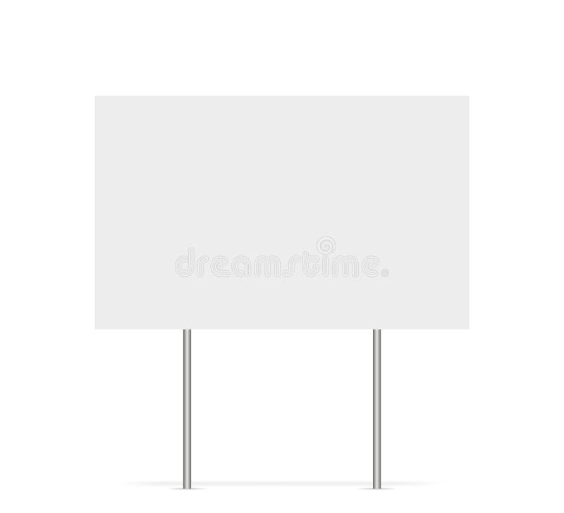 Yard Sign Vector Isolated Blank Element. Copy Space ...