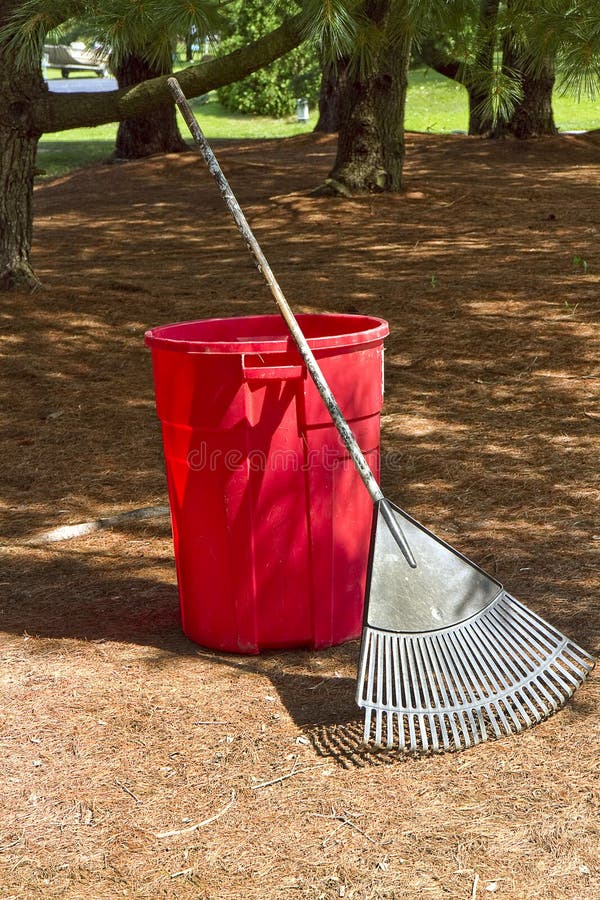 Yard Tools stock image. Image of raking, tree, tool, picking 33062903
