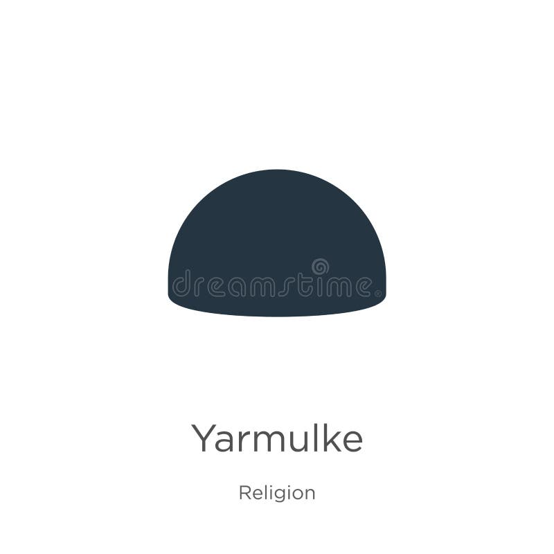 Yarmulke Icon Vector. Trendy Flat Yarmulke Icon From Religion