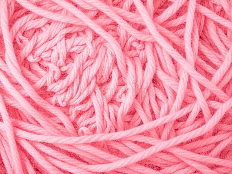 Yarn rosa morbido Una delicata texture perfetta per i progetti di lavorazione a maglia e artigianato più artigianale immagini stock