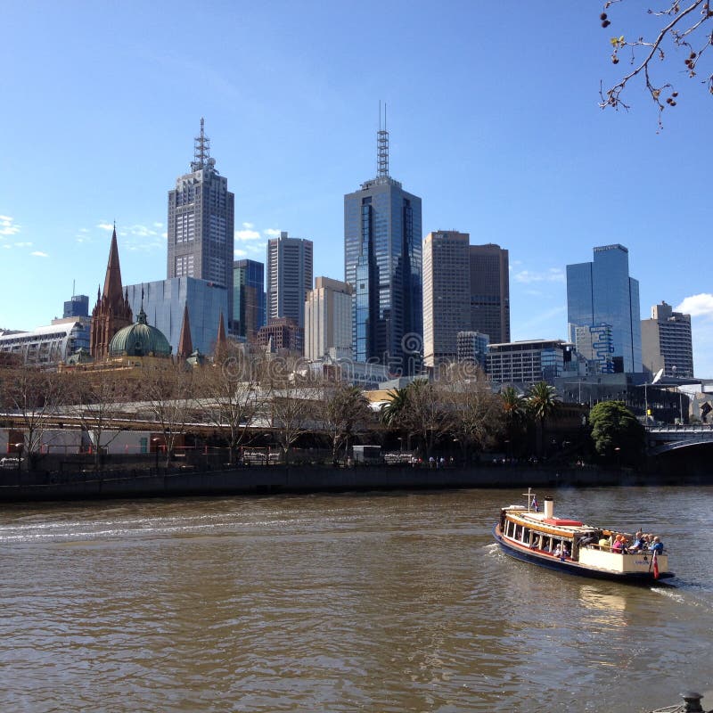 yarra för sikt för Australien center finansiell melbourne flodhorisont fotografering för bildbyråer yarra för sikt för Australien center finansiell melbourne flodhorisont fotografering för bildbyråer