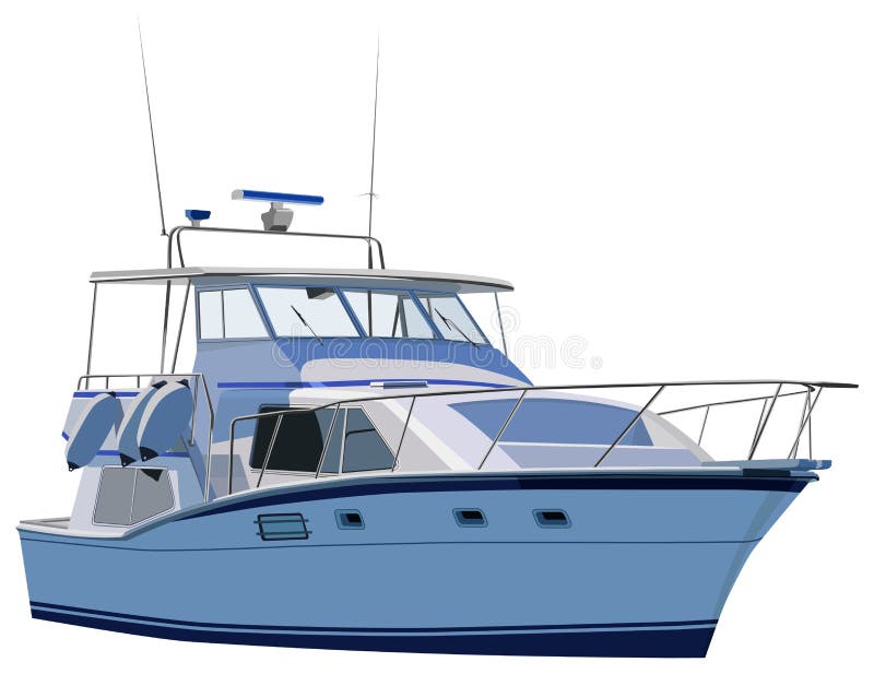 Yate ilustración del vector. Ilustración de pintura, ocio 13568032