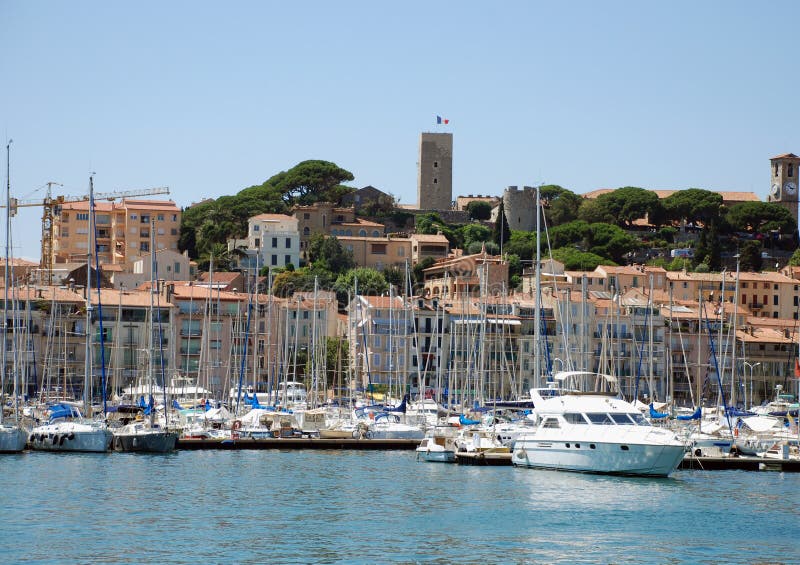 The Yacht port of Cannes (south france). The Yacht port of Cannes (south france)