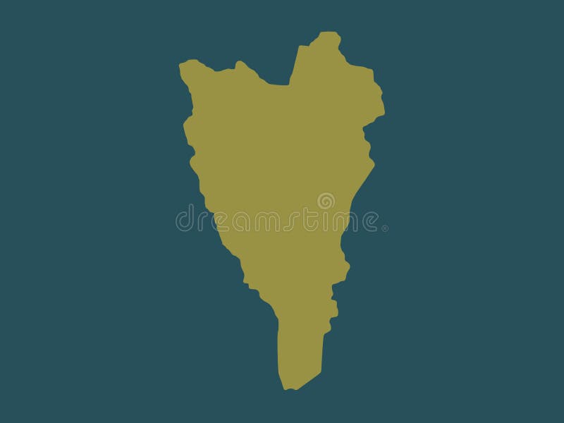 Yauco, Puerto Rico. Solid. No Legend Stock Illustration Illustration