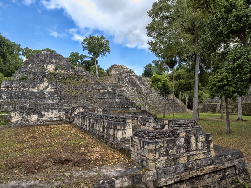 Yaxha Nakum Naranjo National Park, Mayan Archaeological Monument, Guatemala stock photos Yaxha Nakum Naranjo National Park, Mayan Archaeological Monument, Guatemala stock photos