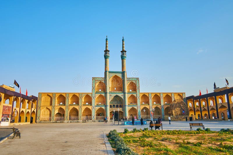 Historic Complex of Amir Chakhmaq, Yazd, Iran Editorial Stock Photo ...