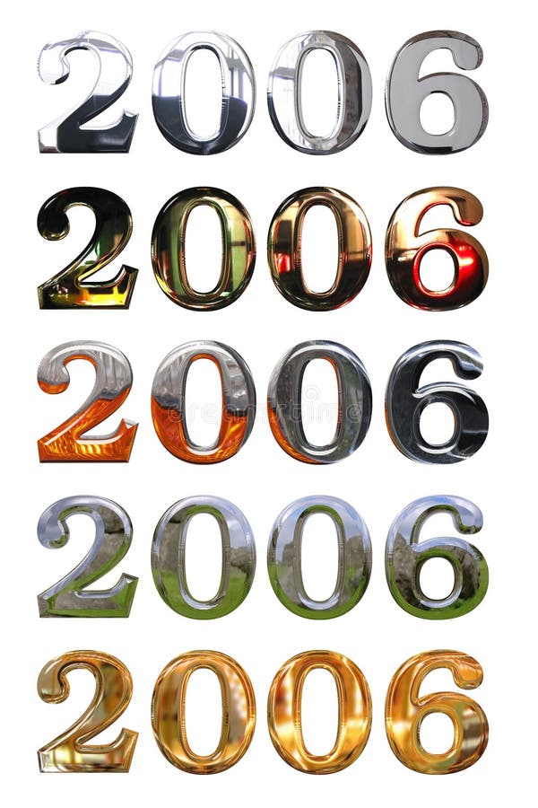 2006 Year variations. Isolated. 2006 Year variations. Isolated.