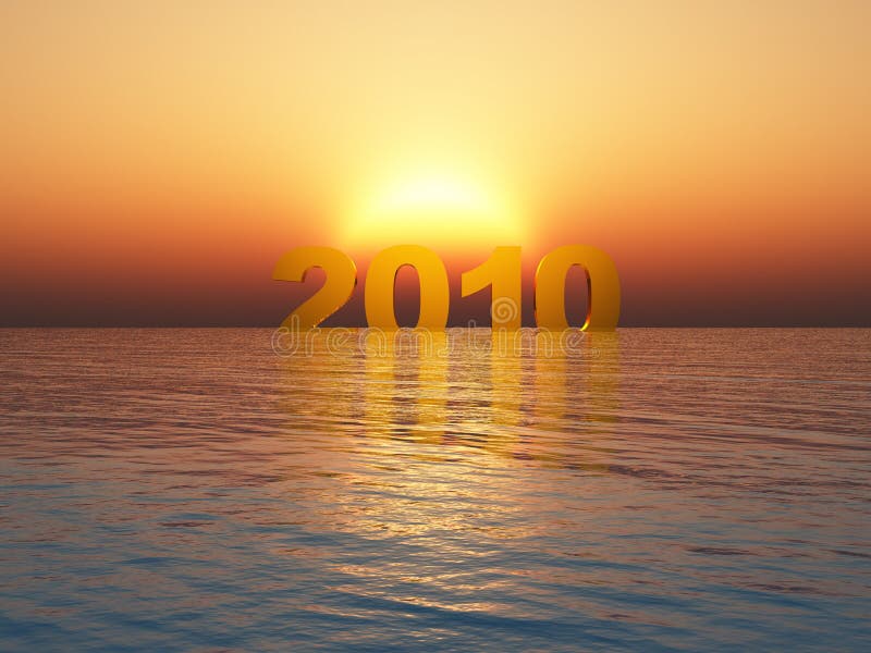 Year 2010 sunset