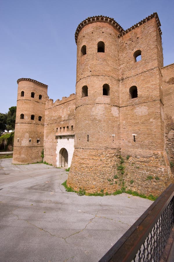 2000 Year Old Roman City Wall Stock Image Image of architecture, vacation 42293431