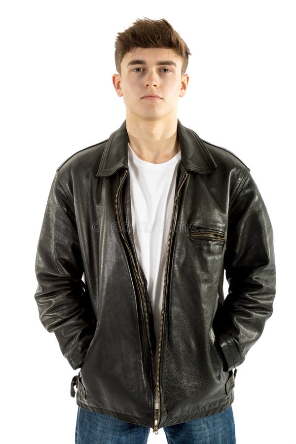 Portrait 18 Year Old Man Teenager Isolated White Stock Photos - Free ...