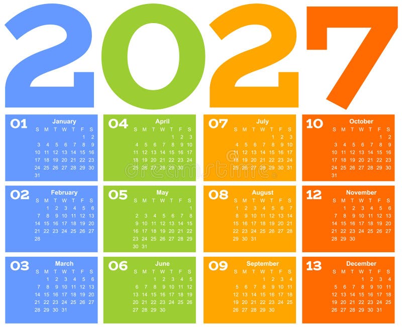 2027 Calendar Printable