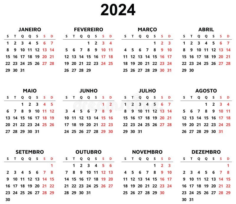 Calendrier Français 2024 Simple PNG , Calendrier, 2024, Mois PNG