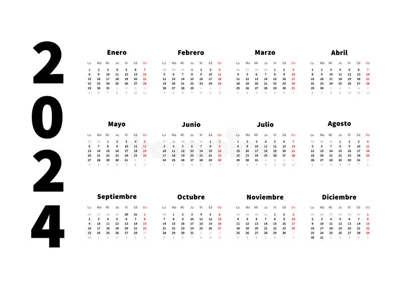 100,000 Calendario 2024 Vector Images