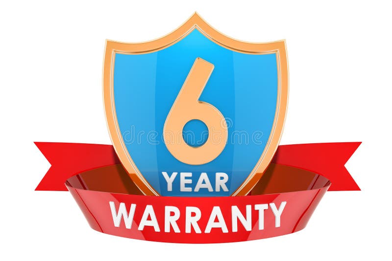 1 year warranty shield stock illustration. Illustration of guarantee