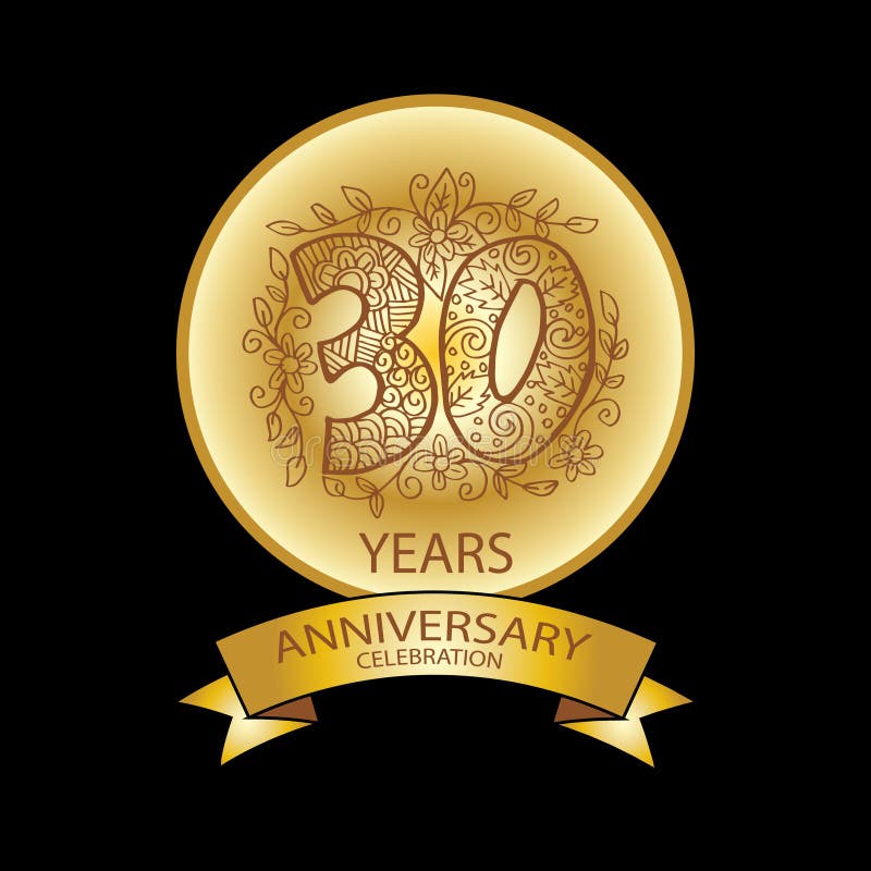 50 Years Anniversary Celebration Logo Stock Illustration - Illustration ...