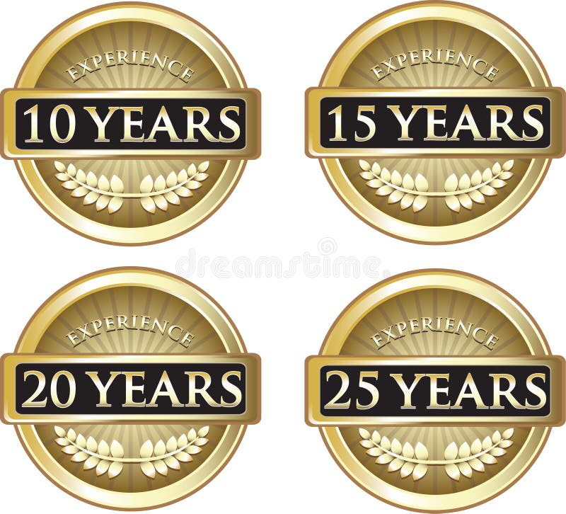 Years Of Experience stock illustration Years Of Experience stock illustration