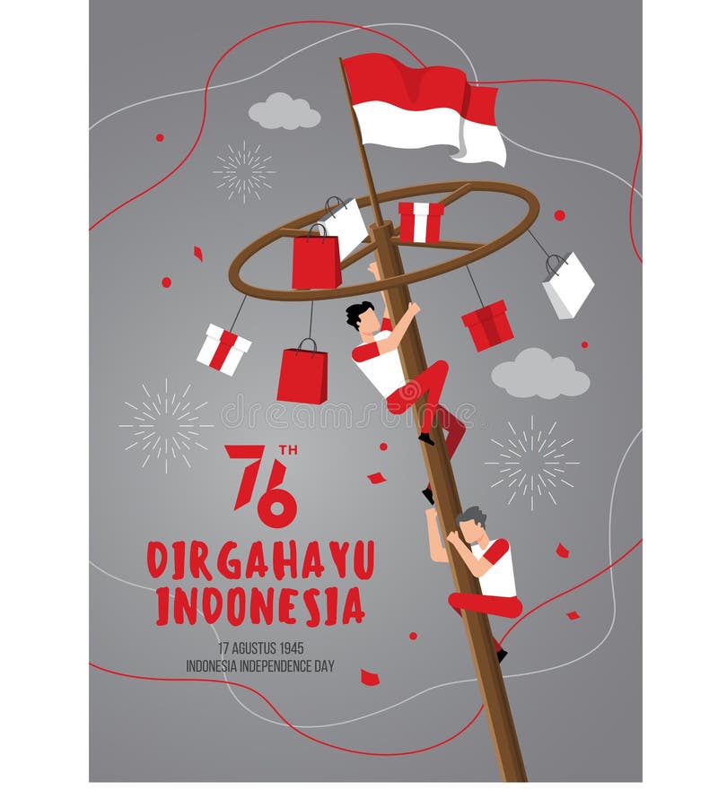 happy independence day indonesia 76