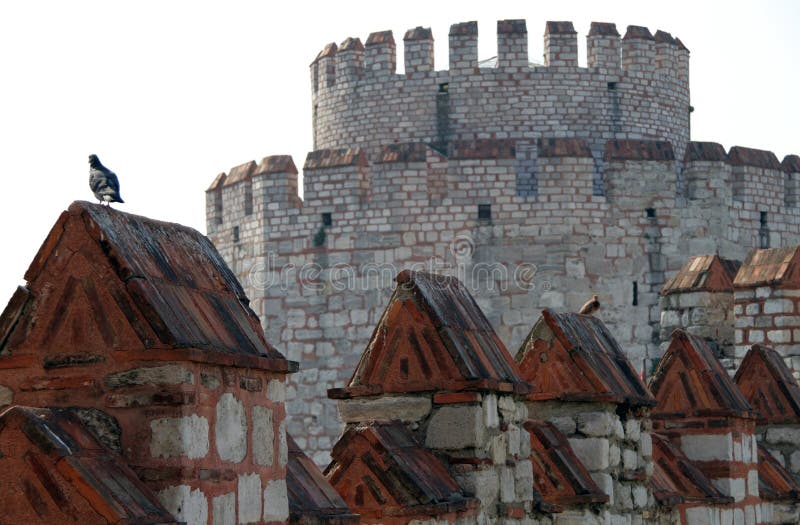 Yedikule Zindanlari,伊斯坦布尔,土耳其墙壁 库存图片 Yedikule Zindanlari,伊斯坦布尔,土耳其墙壁 库存图片