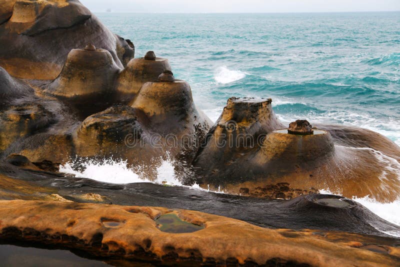 Yehliu geopark in Taiwan