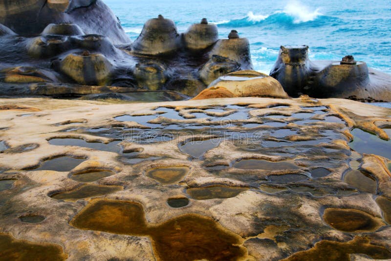 Yehliu geopark in Taiwan