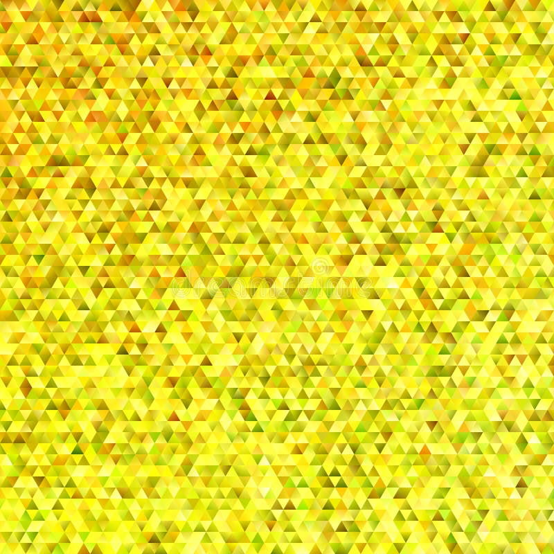 Yellow abstract gradient tiled triangle pattern background vector illustration