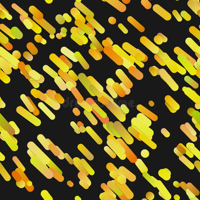 Yellow abstract repeating diagonal gradient rounded stripe background pattern royalty free illustration