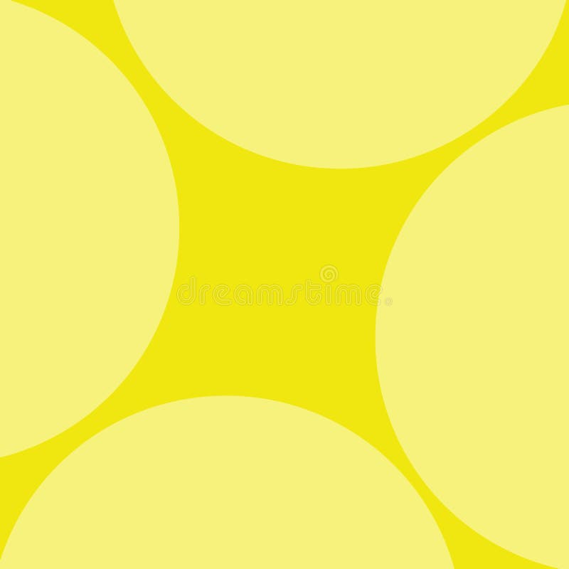 Yellow, Abstract Square Wallpaper Background Stock Illustration