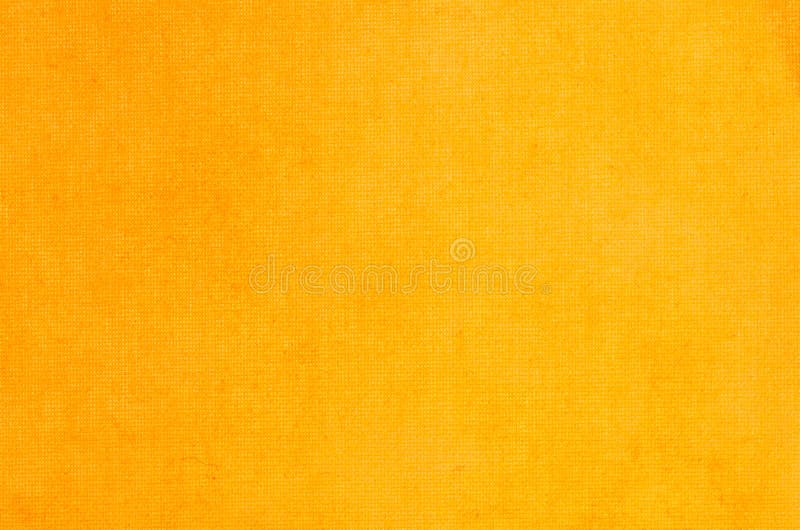 Yellow abstract texture painted on art canvas background stock image