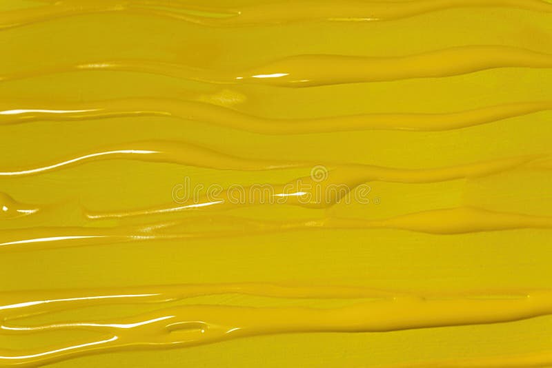 Yellow Acrylic Abstract Image Stock Image Image of textured, brush