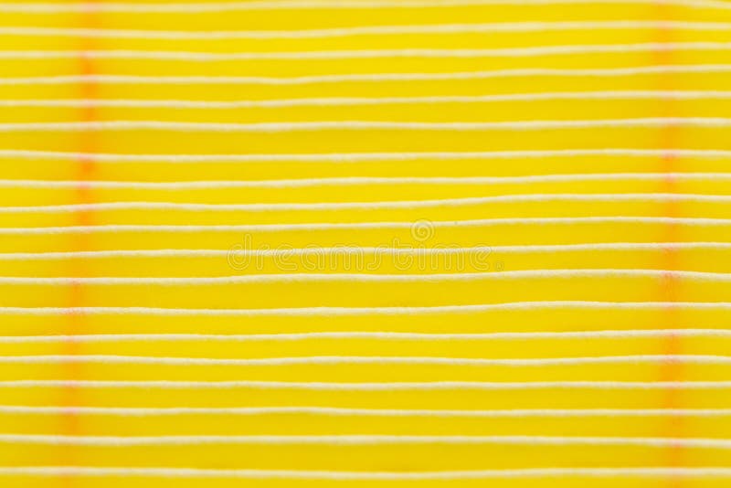 Yellow Air Filter for Car Engine Stock Image Image of quality, flow