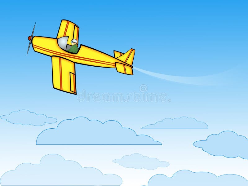 Yellow airplane