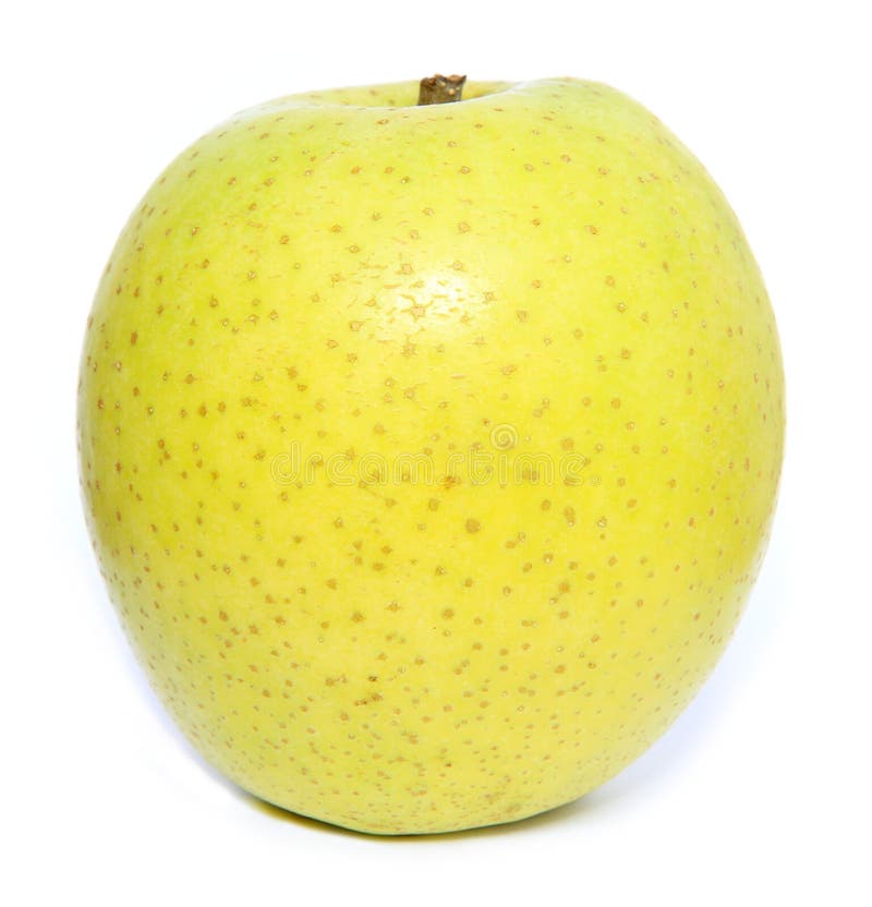 Yellow apple fruit stock image. Image of nutrition, apple 52615943