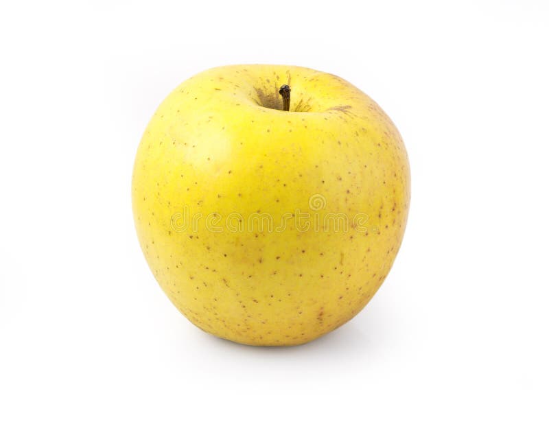 bright yellow apple