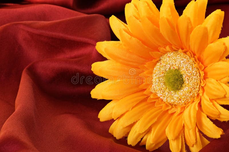 Yellow artificial flower stock photo. Image of garden 7543098