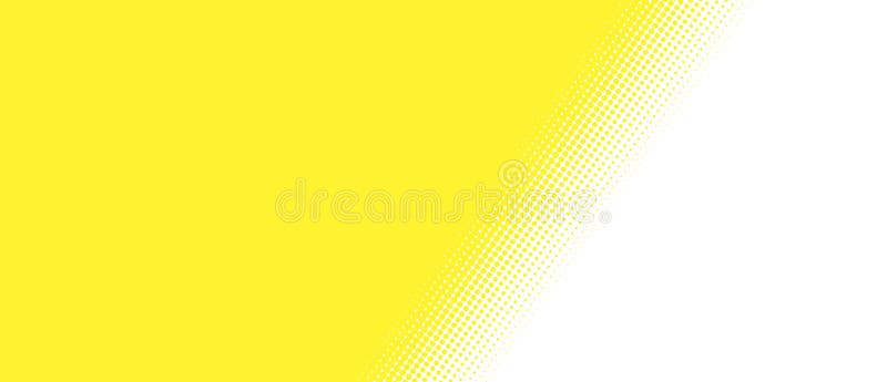 Yellow Background Banner with Gradient Dots Stock Illustration -  Illustration of yellow, white: 128437033