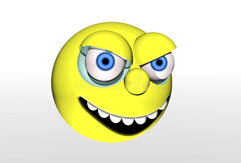 Yellow ball with face stock illustration. Illustration of smile 2742873