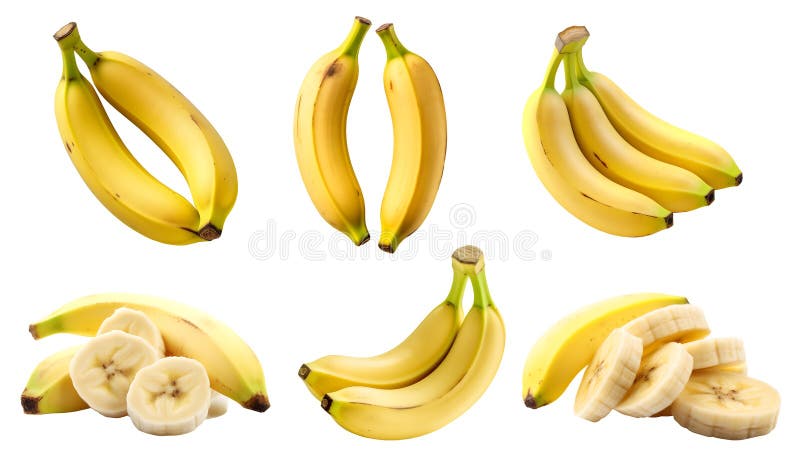 Banana fruit isolated on transparent background PNG - Similar PNG