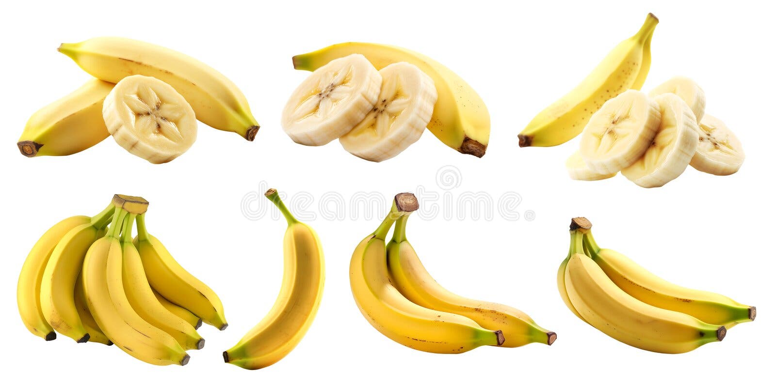 Banana slice isolated on transparent background PNG - Similar PNG