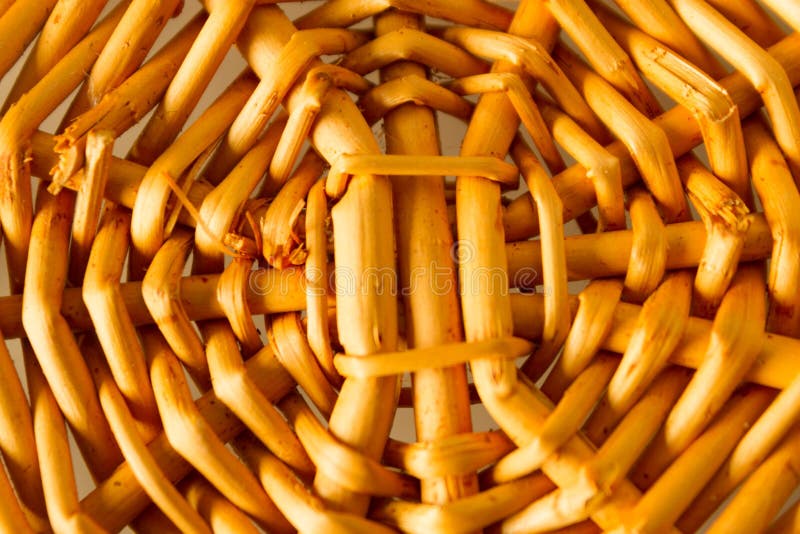 Yellow basket texture stock photo. Image of handmade 255737338