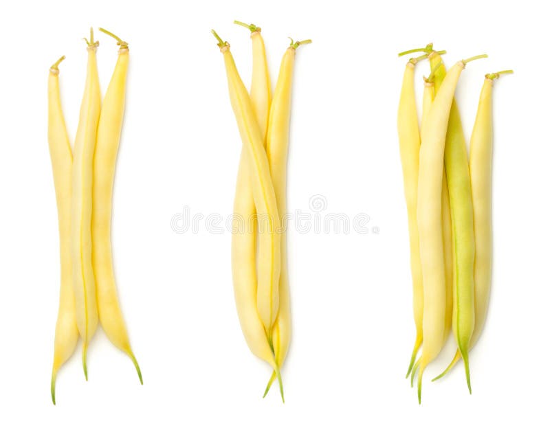 Yellow Beans Isolated on White Background Stock Photo Image of