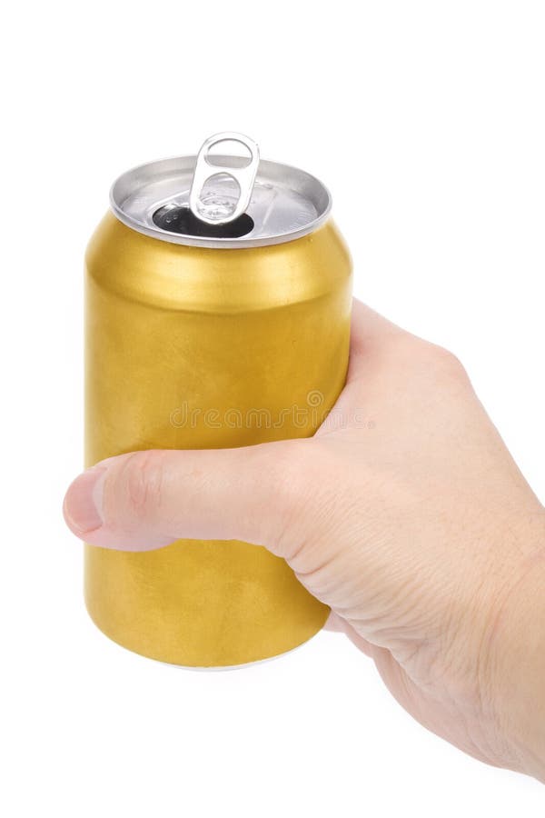 Yellow beer can