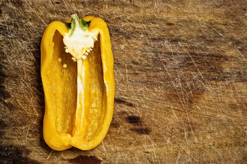 Yellow bell pepper.