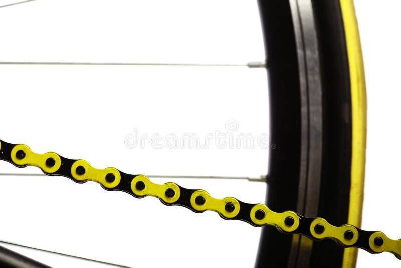 Red bicycle chain stock image. Image of bicycle, equipment 33582279