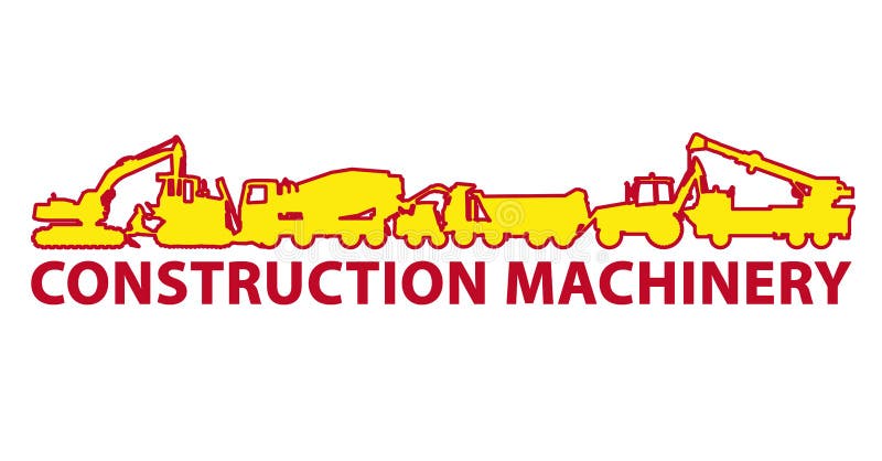 Yellow big digger builds roads excavating of hole, ground works Construction machinery. Illustration for internet banner poster or icon. Flatten illustration master vector. Yellow big digger builds roads excavating of hole, ground works Construction machinery. Illustration for internet banner poster or icon. Flatten illustration master vector.