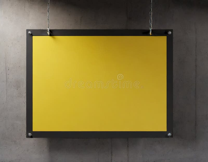 Blank caution sign royalty free illustration