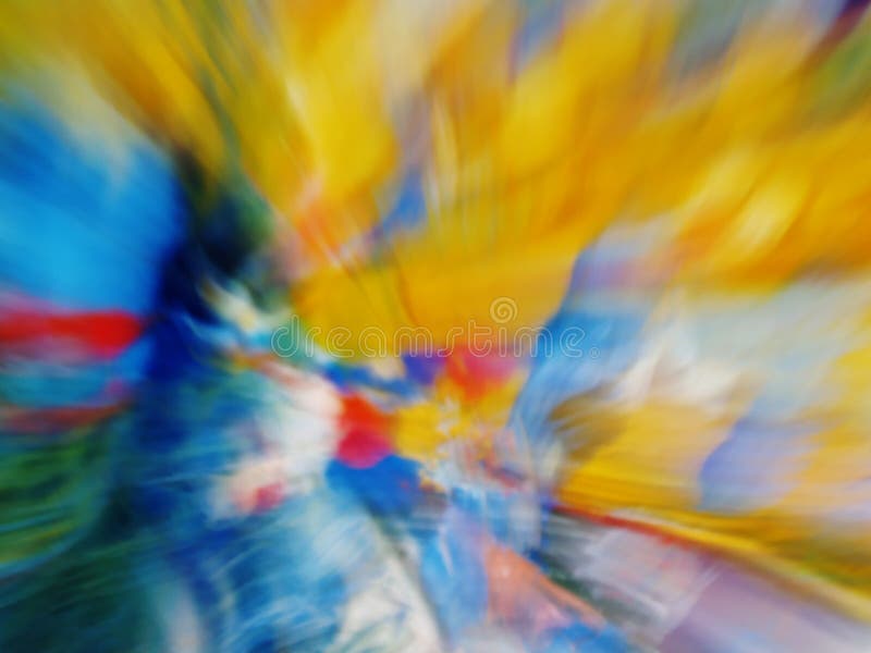 Yellow, blue abstraction