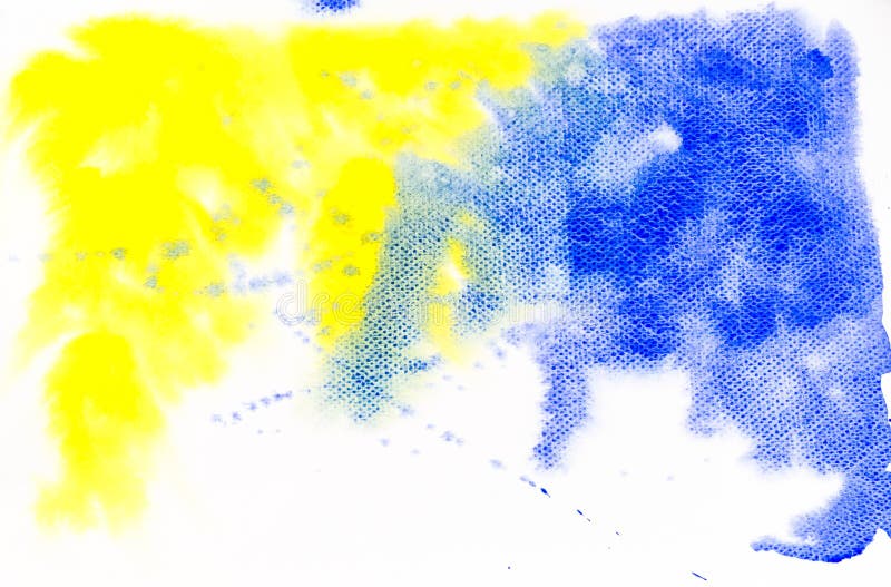 Yellow and blue watercolor texture background. royalty free stock photos Yellow and blue watercolor texture background. royalty free stock photos