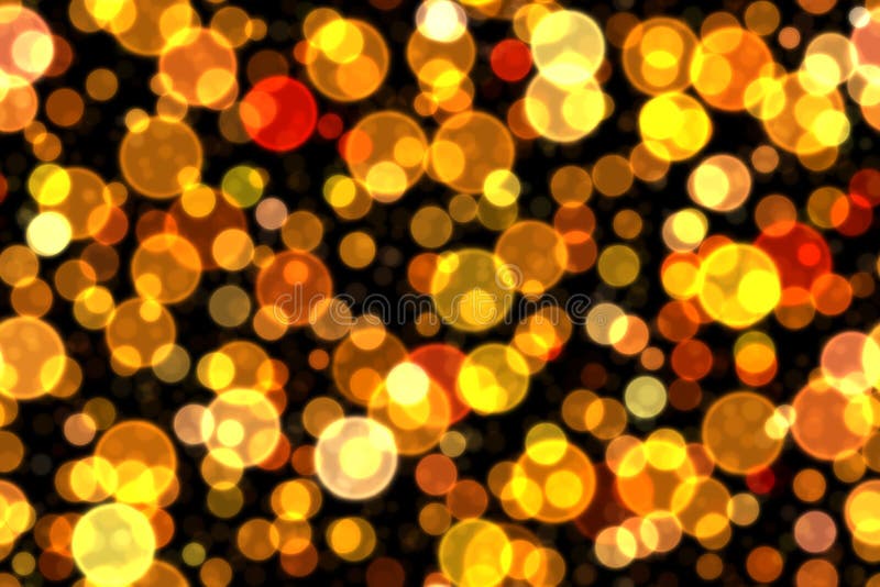Yellow Blur Light for Holiday Stock Illustration Illustration of