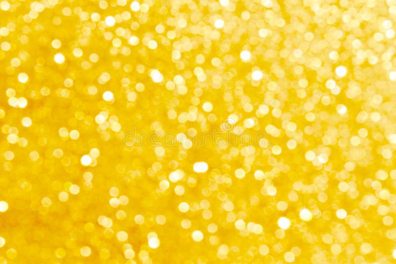 Yellow Blurred Bokeh Glitter Sparkle Background. Concept for New Year,  Christmas and All Celebrations Stock Image - Image of happy, design:  184620303